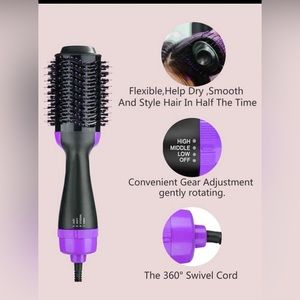 2 In 1 hair brush blow dryer